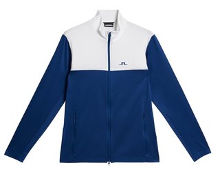J.Lindeberg Banks Herren Sweatshirt, blau/weiss