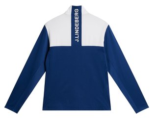 J.Lindeberg Banks Herren Sweatshirt, blau/weiss