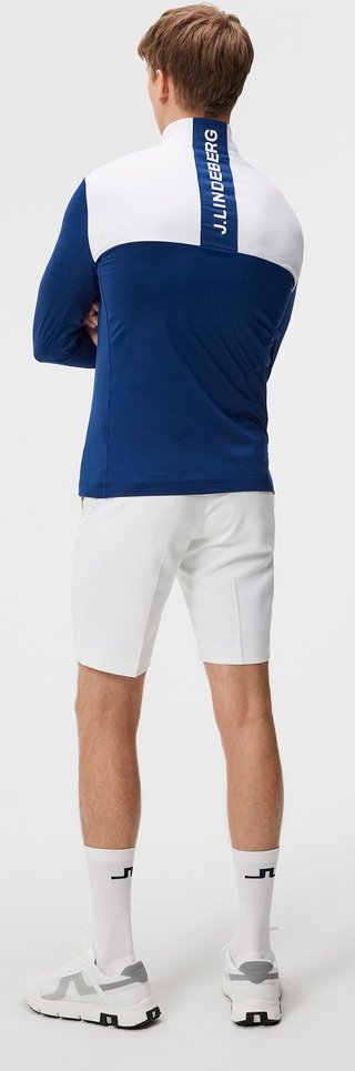 J.Lindeberg Banks Herren Sweatshirt, blau/weiss