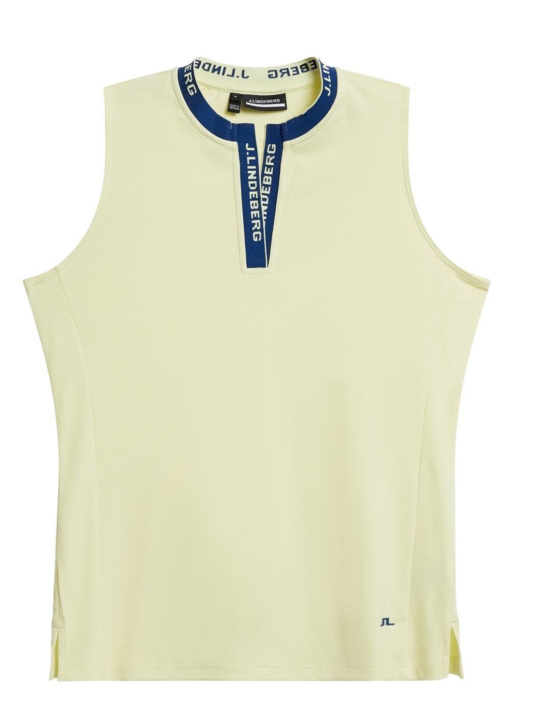 J.Lindeberg Leya ladies sleeveless polo, wax yellow