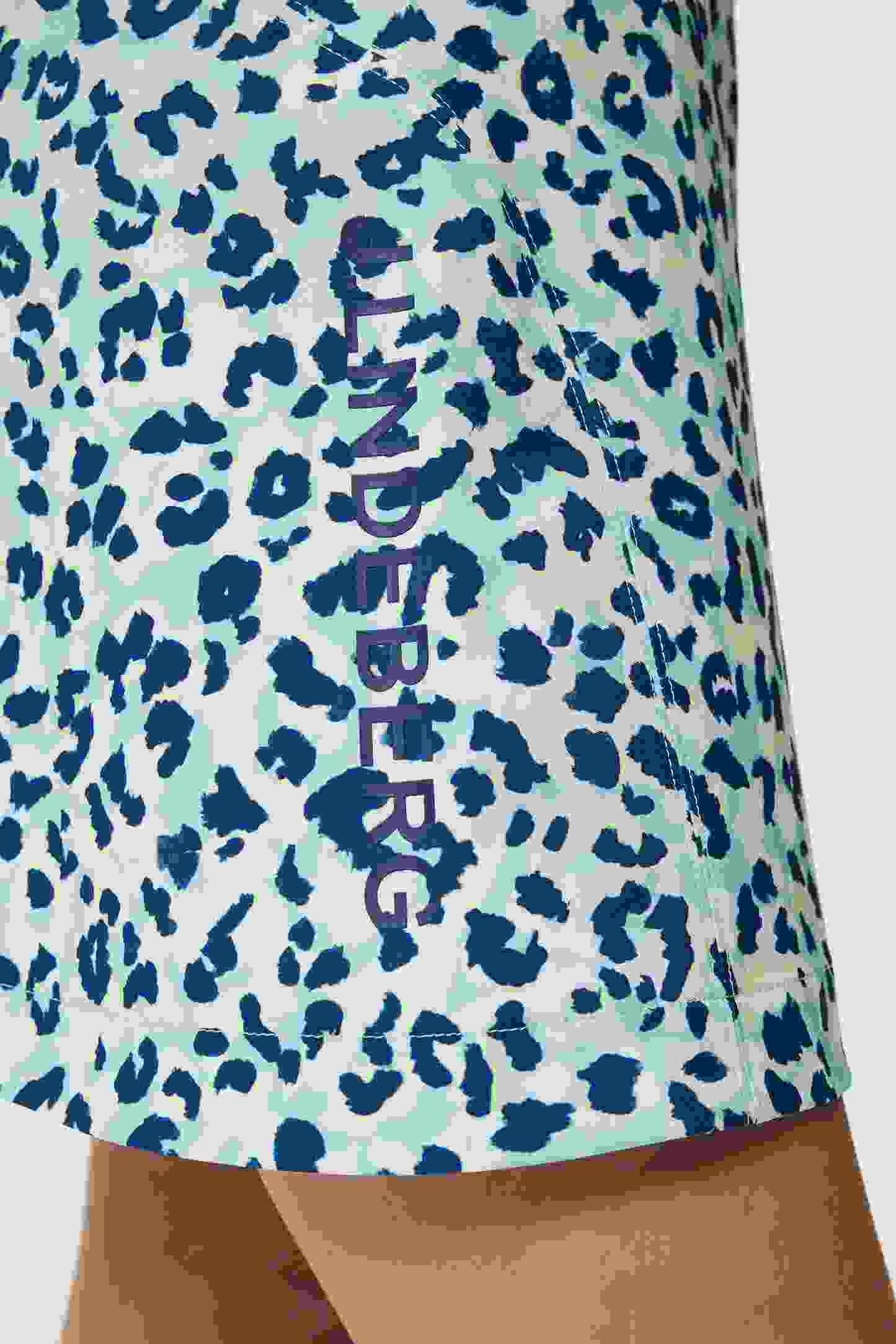 J.Lindeberg Themba Golfrock, leopard aruba blue