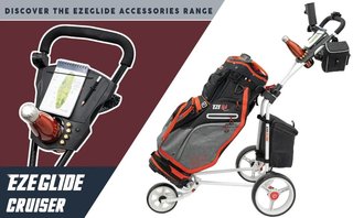 Ezeglide Cruiser Manuell Golftrolley, weiss