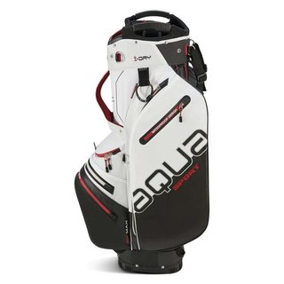 Big Max Aqua Sport 4 cart bag, off-white/schwarz/weinrot