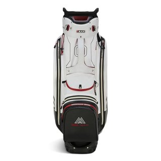Big Max Aqua Sport 4 cart bag, off-white/schwarz/weinrot