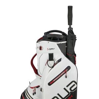 Big Max Aqua Sport 4 cart bag, off-white/schwarz/weinrot