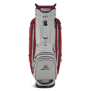 Big Max Aqua Style 4 Cartbag, weiss/weinrot