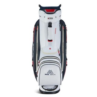 Big Max Aqua Style 4 Cartbag, weiss/dunkelblau/rot