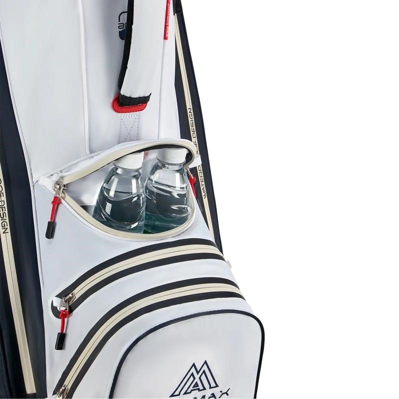 Big Max Aqua Style 4 Cartbag, weiss/dunkelblau/rot