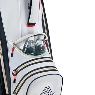 Big Max Aqua Style 4 Cartbag, weiss/dunkelblau/rot