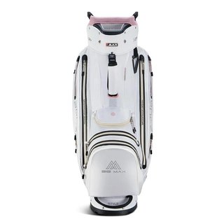 Big Max Aqua Style 4 Cartbag, weiss/rosa
