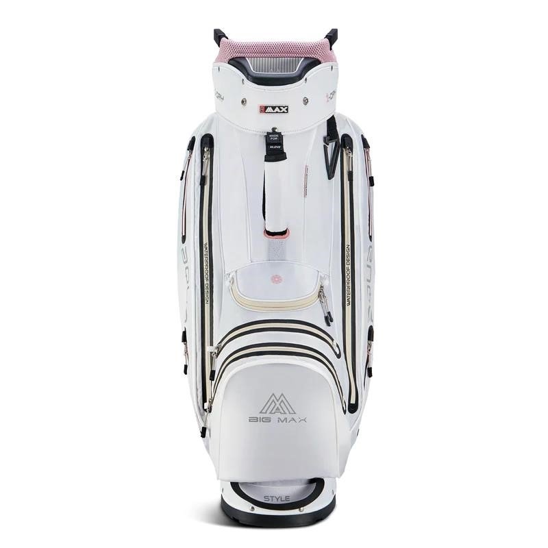 Big Max Aqua Style 4 Cartbag, weiss/rosa