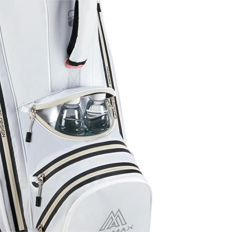 Big Max Aqua Style 4 Cartbag, weiss/rosa