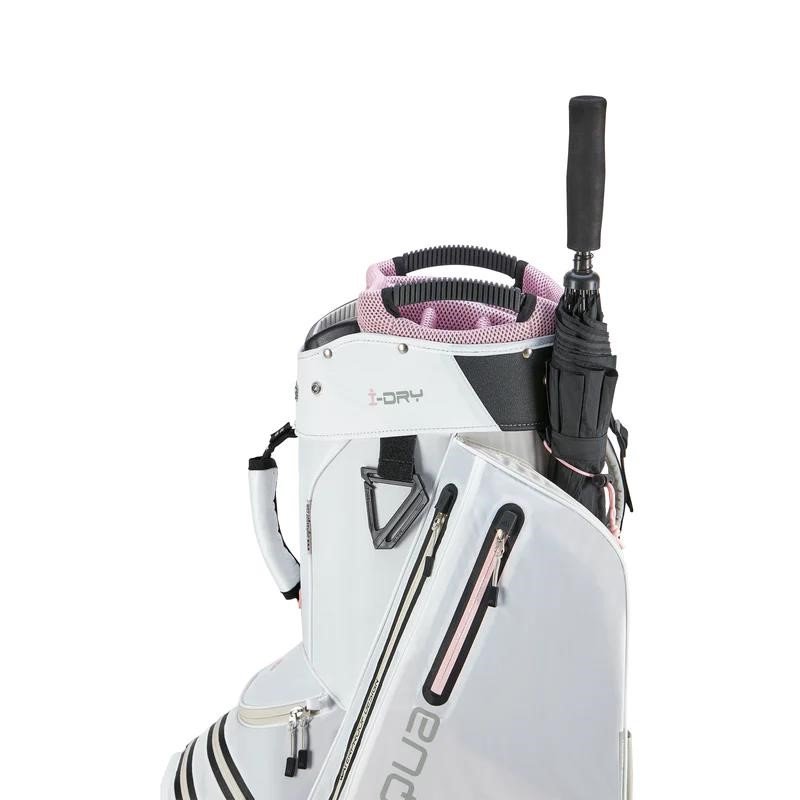 Big Max Aqua Style 4 Cartbag, weiss/rosa