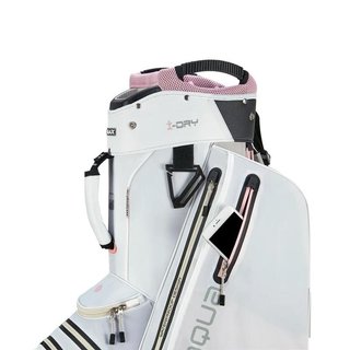 Big Max Aqua Style 4 Cartbag, weiss/rosa