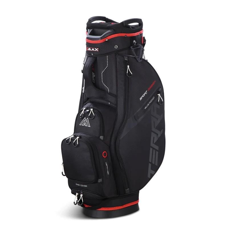 Big Max Terra Sport cart bag, schwarz/rot