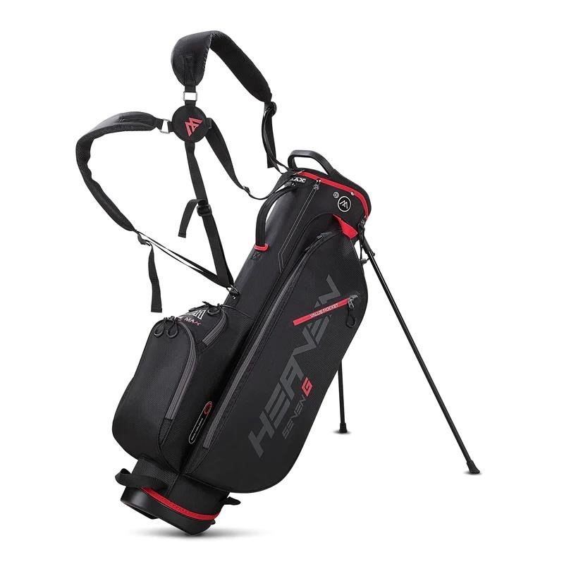 Big Max Heaven Seven G Standbag, schwarz/rot