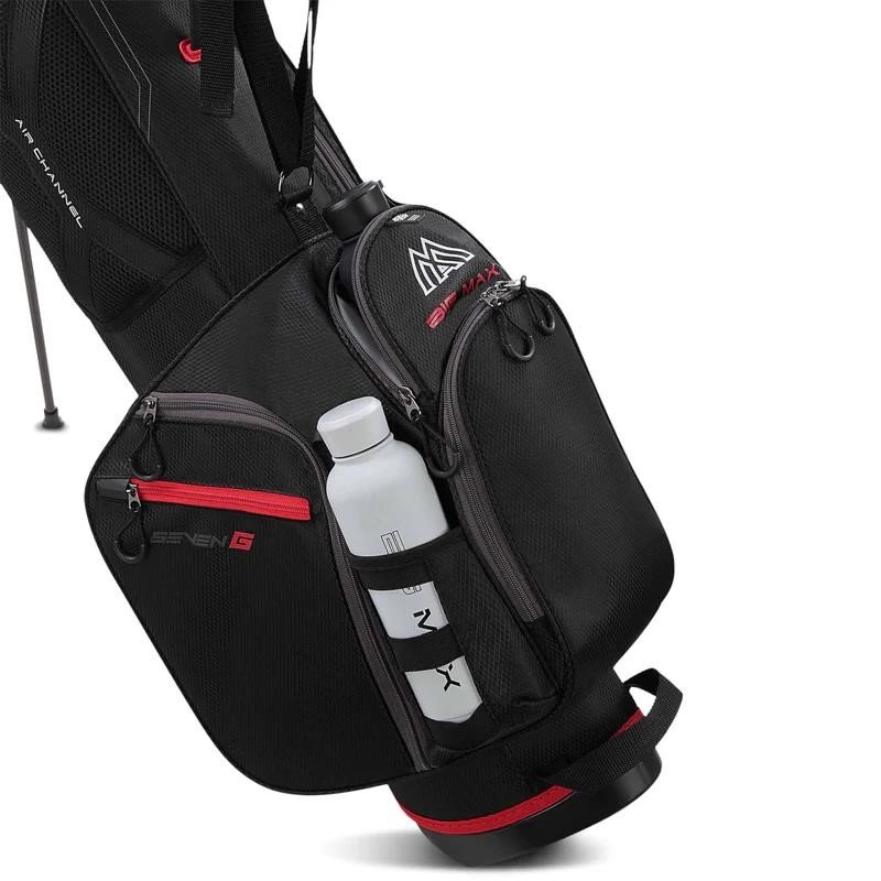 Big Max Heaven Seven G Standbag, schwarz/rot