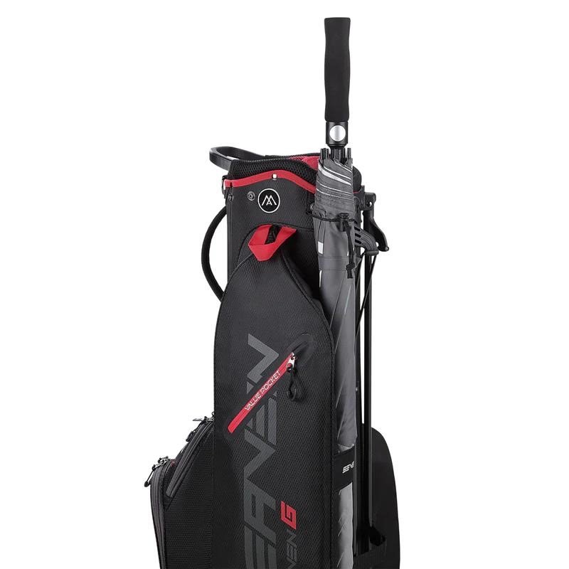 Big Max Heaven Seven G Standbag, schwarz/rot