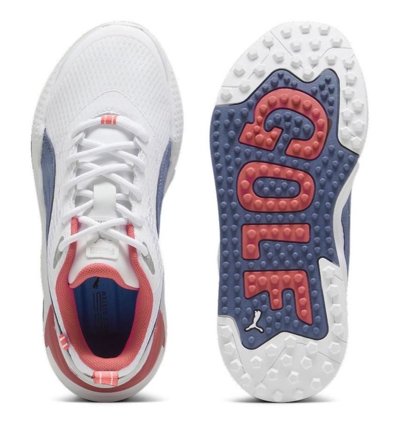 Puma Gs-X Efekt Damen Golfschuhe, weiss/inky blue/ravish