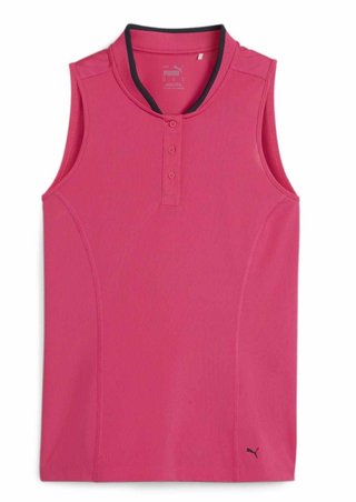 Puma Range Pique Sleeveless Damen Poloshirt, rosa