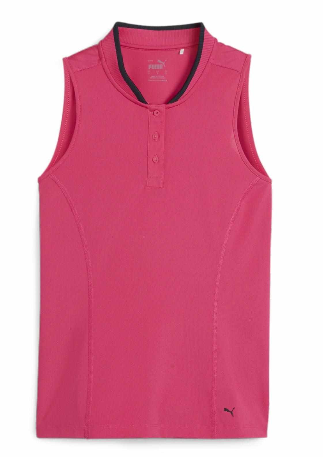 Puma Range Pique Sleeveless Damen Poloshirt, rosa