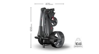 Motocaddy M1 DHC Elektrotrolley, 27+ Akku