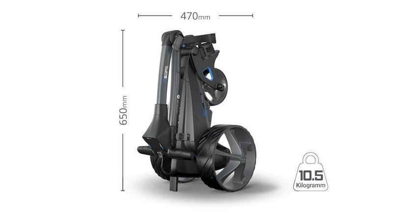 Motocaddy M5 GPS Elektrotrolley, 18+ Akku