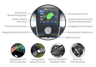 Motocaddy M-TECH GPS DHC Elektrotrolley