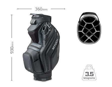 Motocaddy M-Tech Cartbag, schwarz/carbon