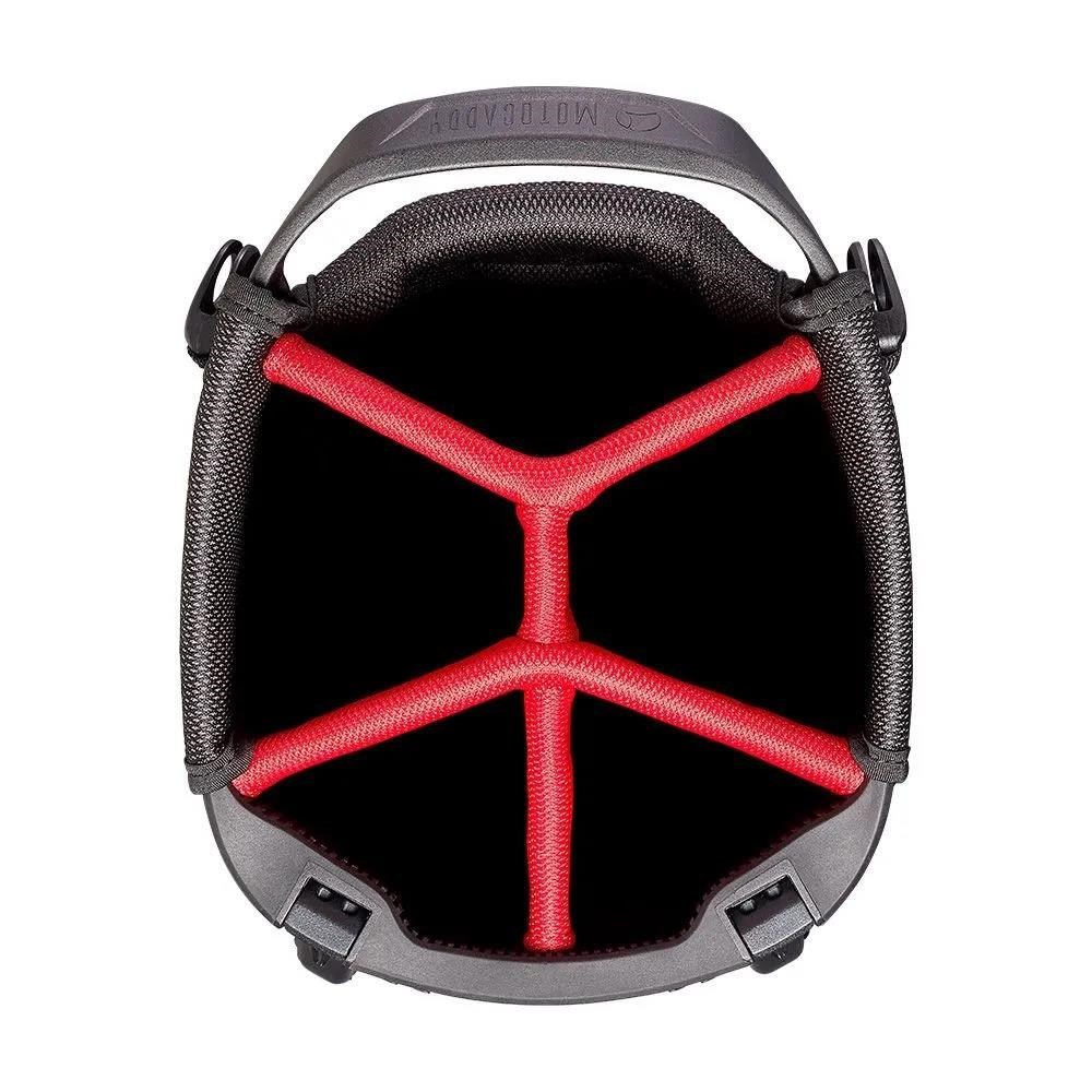 Motocaddy HydroFLEX Standbag, grau/rot