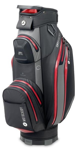 Motocaddy Dry Series Cartbag, grau/rot