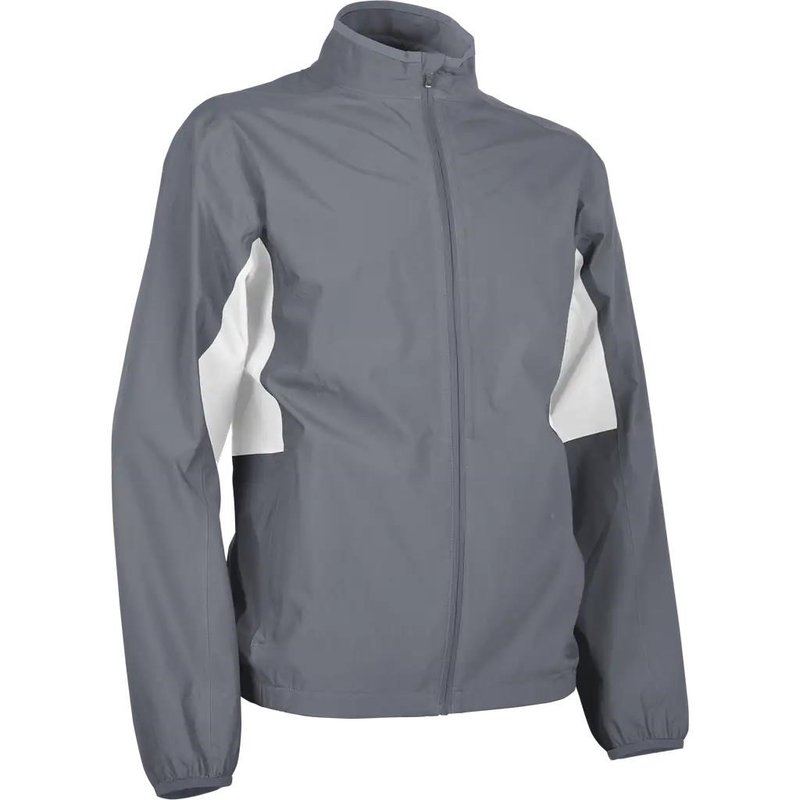 Sun Mountain Monsoon Waterproof Herrenjacke, grau/weiss