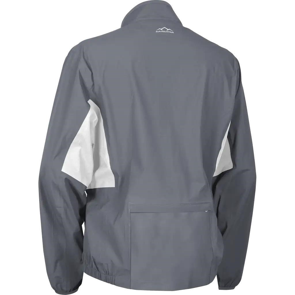 Sun Mountain Monsoon Waterproof Herrenjacke, grau/weiss
