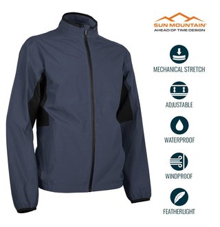 Sun Mountain Monsoon Waterproof Herrenjacke, dunkelblau