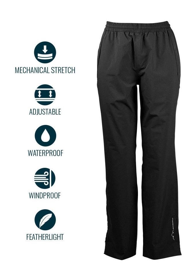 Sun Mountain Monsoon Waterproof Herren Golfhose, schwarz
