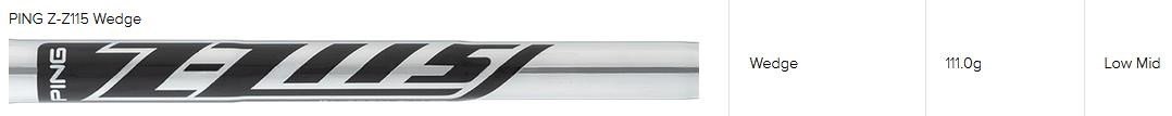 PING s159 Chrome Wedge, Stahl