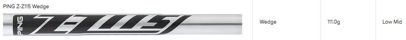PING s159 Chrome Wedge, Stahl