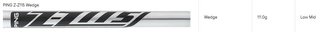 PING s159 Midnight Wedge, Stahl