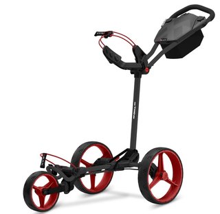 Big Max Blade Trio Golf Trolley, schwarz/rot