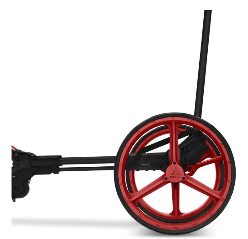 Big Max Blade Trio Golf Trolley, schwarz/rot