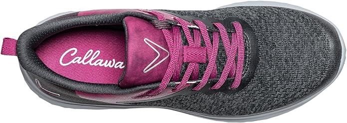 Callaway Anza Aero Damen Golfschuhe, grau/lila