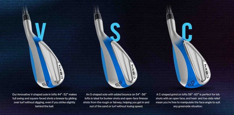 Cleveland CBX4 Zipcore Herren Wedge, Graphit