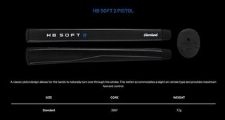 Cleveland HB SOFT 2 Putter - Model 10.5