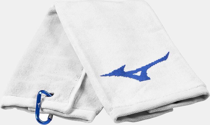 Mizuno RB Tri Fold Golfhandtuch, weiss