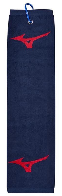 Mizuno RB Tri Fold Golfhandtuch, dunkelblau