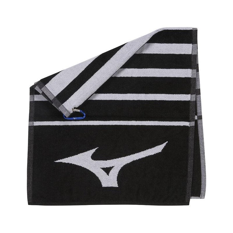 Mizuno RB Tour Golfhandtuch, schwarz