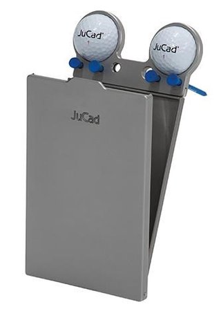 JuCad Scorekartenhalter Voll-Metall, titan/titan Abdeckungs