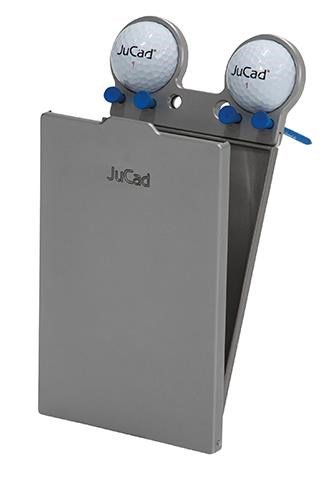 JuCad Scorekartenhalter Voll-Metall, titan/titan Abdeckungs