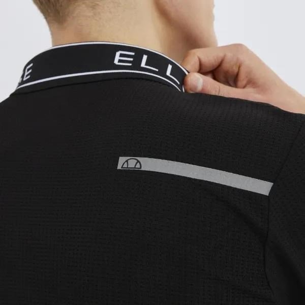 Ellesse Algari Herren Poloshirt, schwarz