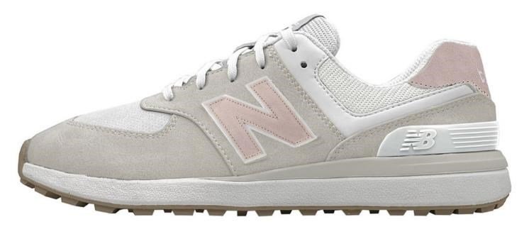 New Balance 574 Greens V2 Damen Golfschuhe, beige/rosa